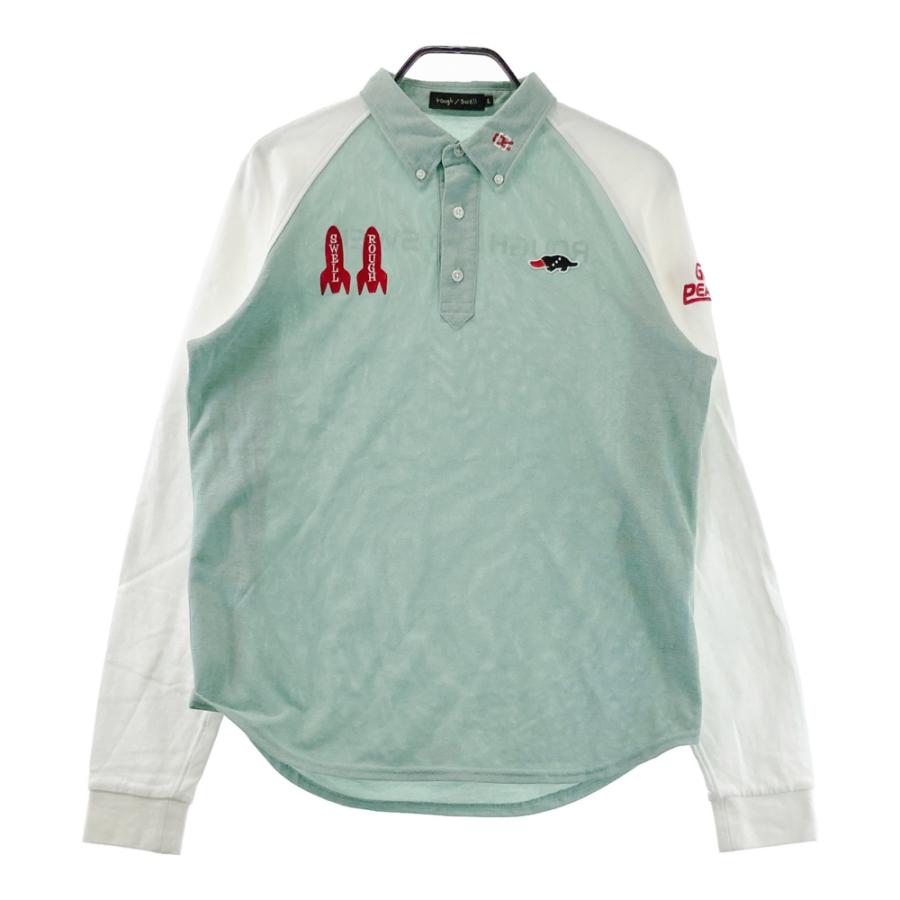 ROUGH&SWELL ラフアンドスウェル 長袖ポロシャツ ボタンダウン