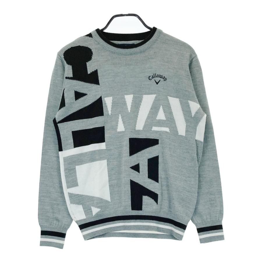 CALLAWAY キャロウェイ 長袖ニットセーター グレー系 M ゴルフウェア