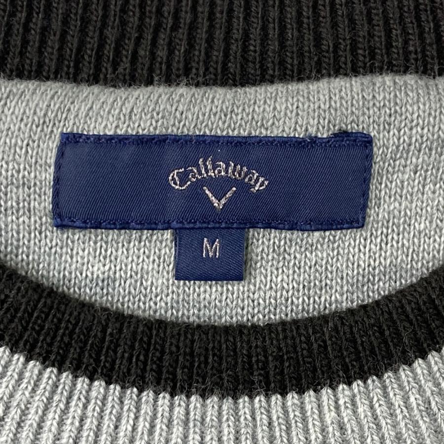 CALLAWAY キャロウェイ 長袖ニットセーター グレー系 M ゴルフウェア