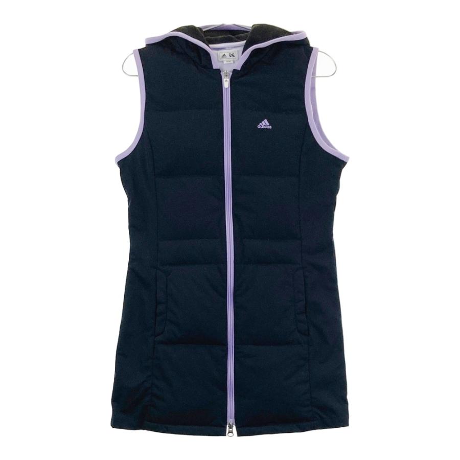 ADIDAS GOLF アディダスゴルフ フード付 ダウンベスト チュニック丈