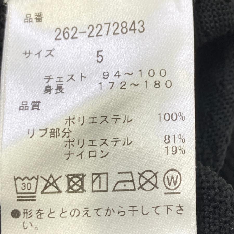 美品　JACKBUNNY ブラックジャケット　ゴルフ　サイズ5 JACK BUNNY ジャックバニー ジップジャケット ブラック系 5 ゴルフ