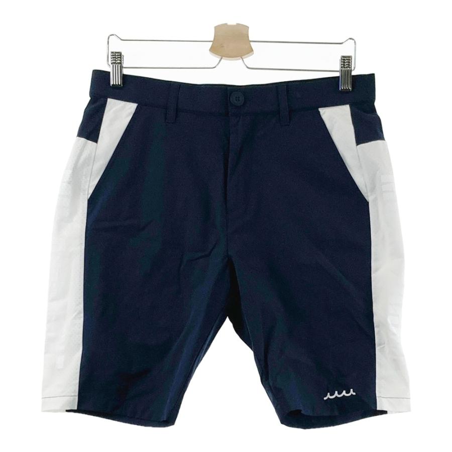 muta MARINE GOLF ハーフパンツ　Mサイズ　メッシュ　ネイビー MUTA MARINE ムータマリン ハーフパンツ サイドメッシュ ネイビー系 6