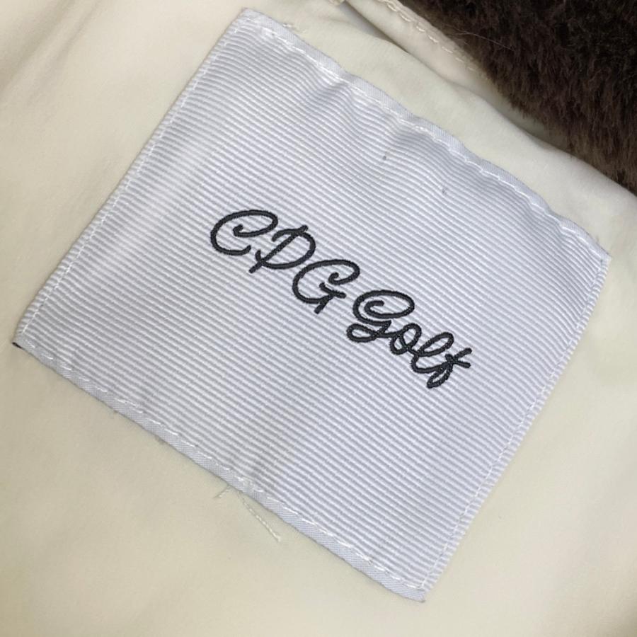 CPG GOLF/シーピージーゴルフ/レディース/中綿ジャケット/ゴルフウエア CPG GOLF シーピージーゴルフ ; ファー付半袖ダウンジャケット
