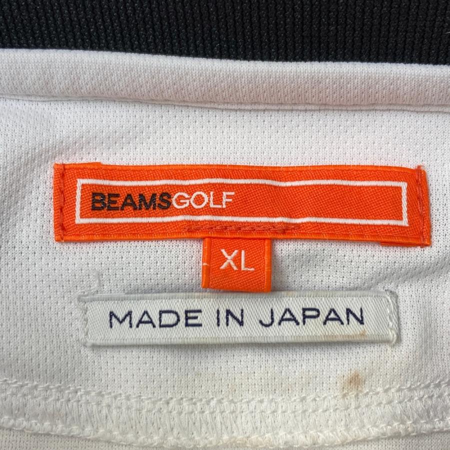 BEAMS GOLF（ビームス ゴルフ） 半袖ポロシャツ ホワイト系 XL ゴルフ