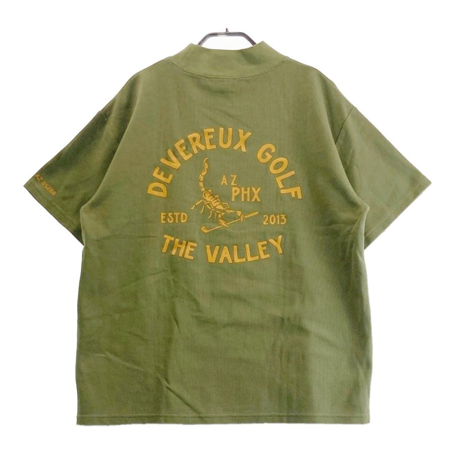 ゴルフ DEVEREUX GOLF デヴァローゴルフ モックネック半袖Tシャツ