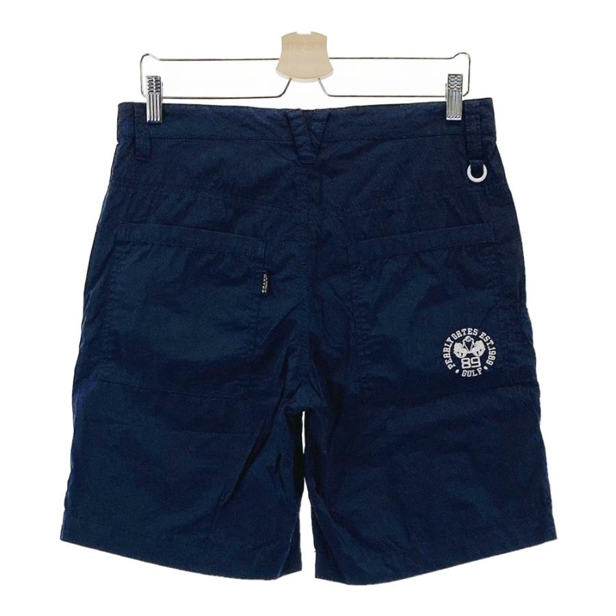 美品　PEARLY GATES ロゴハーフパンツ　4 ネイビー×ホワイト PEARLY GATES パーリーゲイツ ハーフパンツ ネイビー系 4 ゴルフウェア