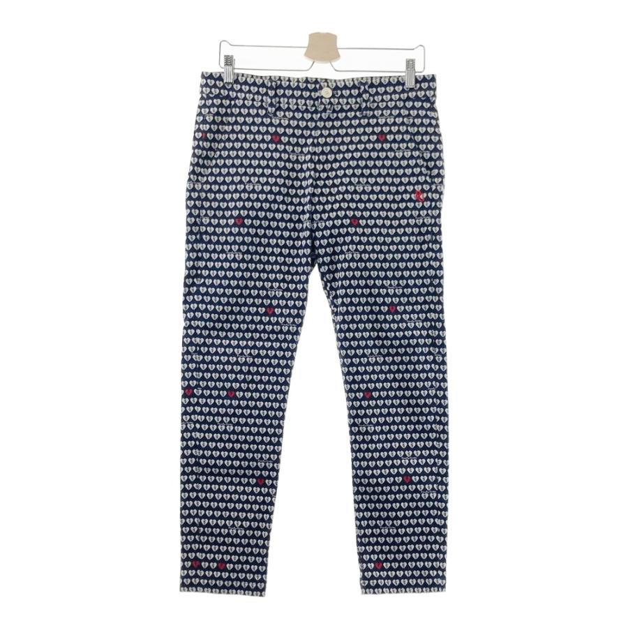 PEARLY GATES パーリーゲイツ パンツ ハート ネイビー系 4 ゴルフ