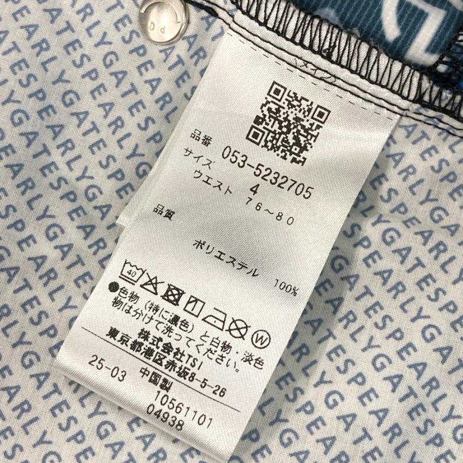 PEARLY GATES パーリーゲイツ 2025年 ハーフパンツ 総柄 ネイビー系 4