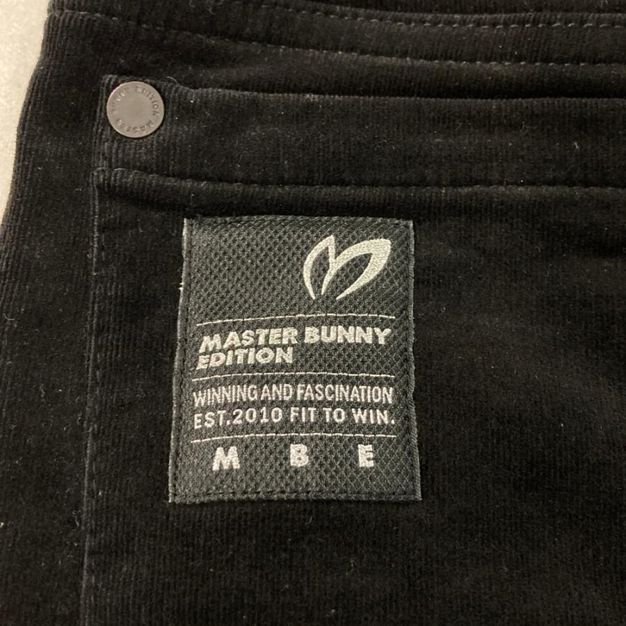 MASTER BUNNY EDITION マスターバニーエディション  コーデュロイ パンツ  ブラック系 0 ゴルフウェア レディースの画像