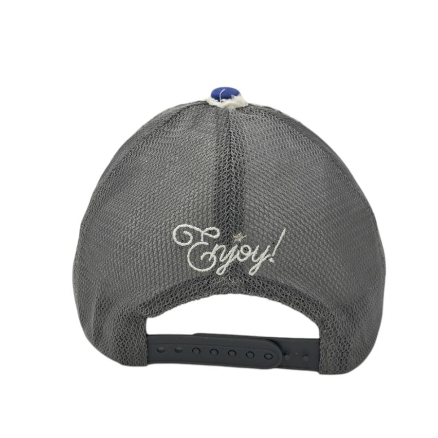 BEAMS GOLF ビームスゴルフ ×ヨシノリコタケ メッシュキャップ ブルー