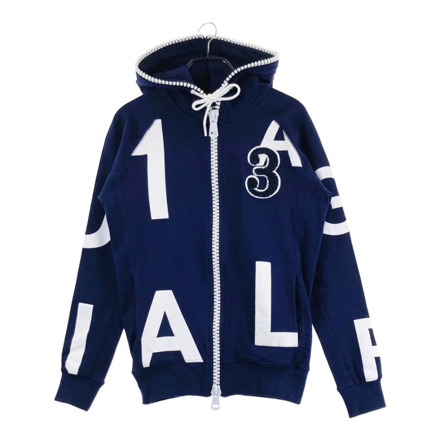 1PIU1UGUALE3 GOLF 長袖 スウェットパーカー ネイビー系 XXL ゴルフ