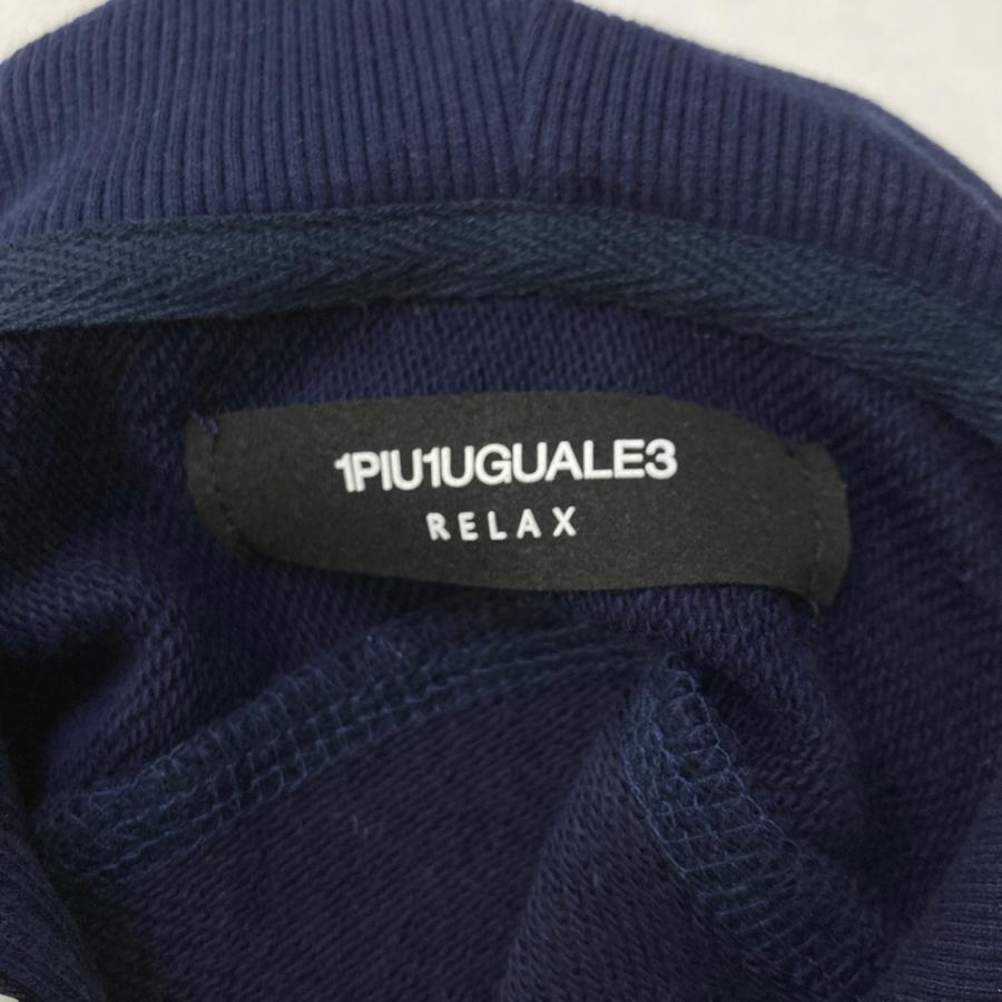1PIU1UGUALE3 GOLF 長袖 スウェットパーカー ネイビー系 XXL ゴルフ
