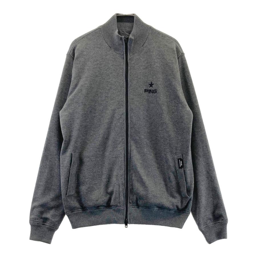 PING ピン 2024年モデル リバーシブル ジップジャケット グレー系 M