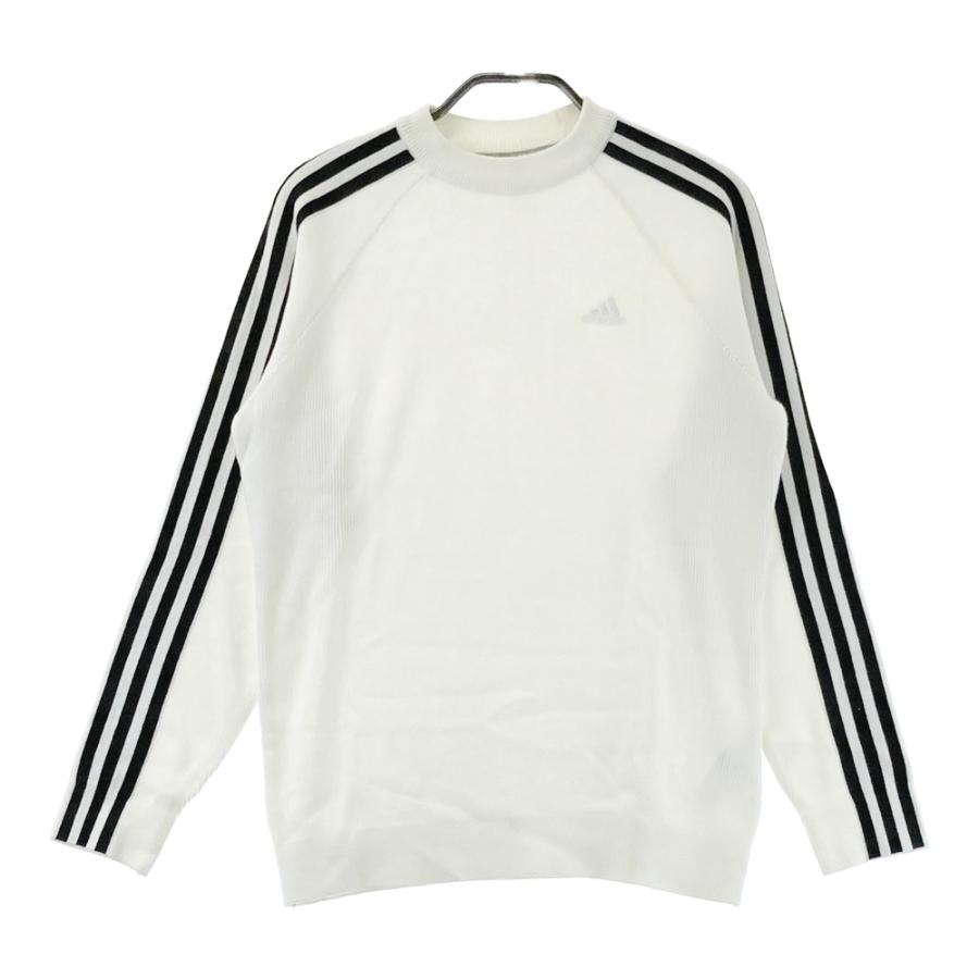 ADIDAS GOLF アディダスゴルフ ニットセーター ホワイト系 L ゴルフ