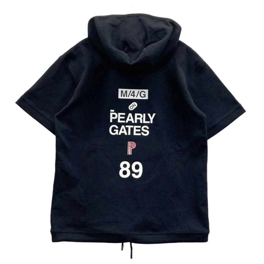 新品Pearly Gates ブラックUVパーカー2025 PEARLY GATES パーリーゲイツ 2025年モデル 半袖パーカー ブラック系 4