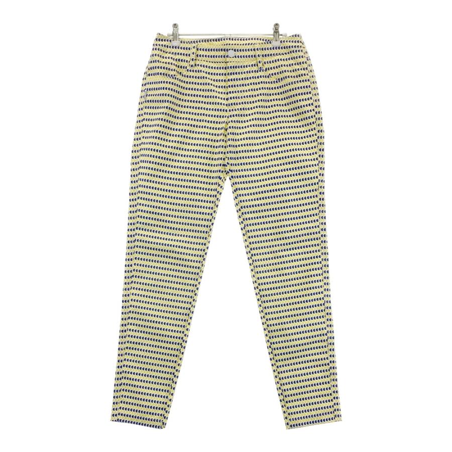 JACK BUNNY ジャックバニー ロングパンツ 総柄 イエロー系 2 ゴルフ