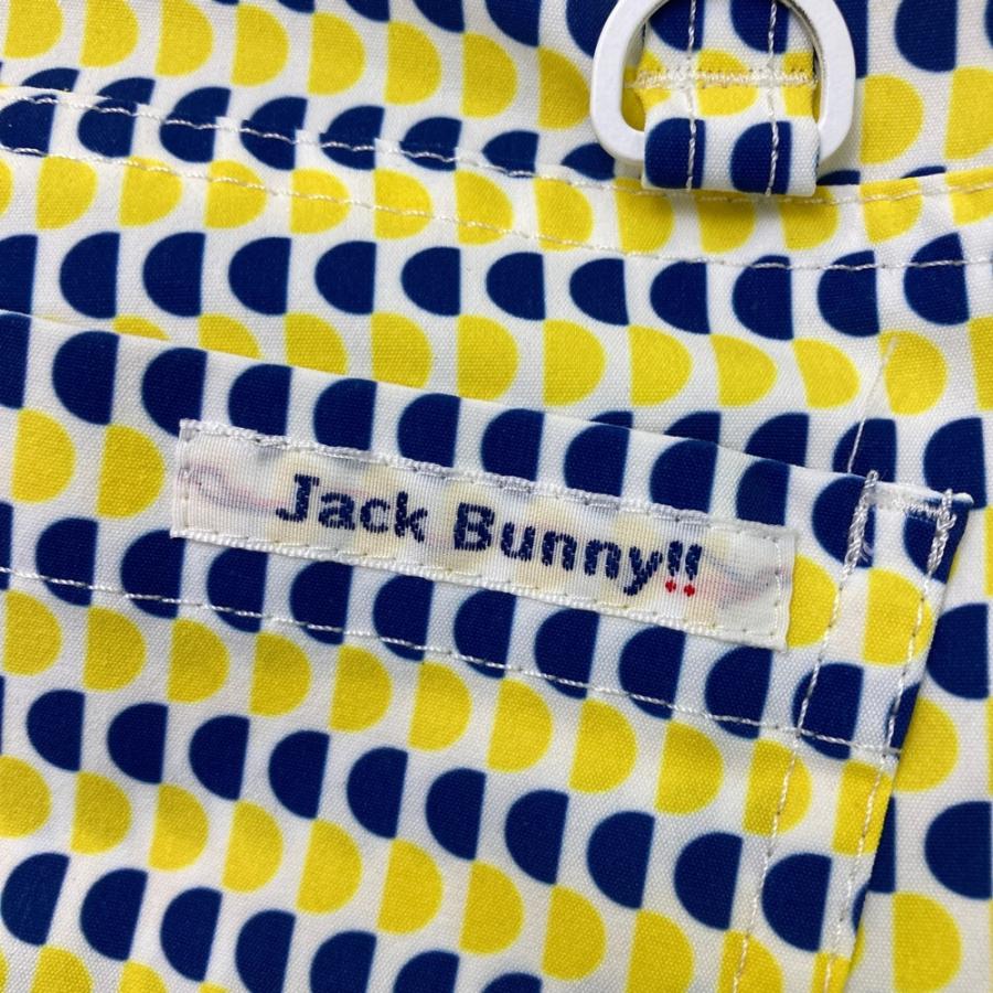 JACK BUNNY ジャックバニー ロングパンツ 総柄 イエロー系 2 ゴルフ