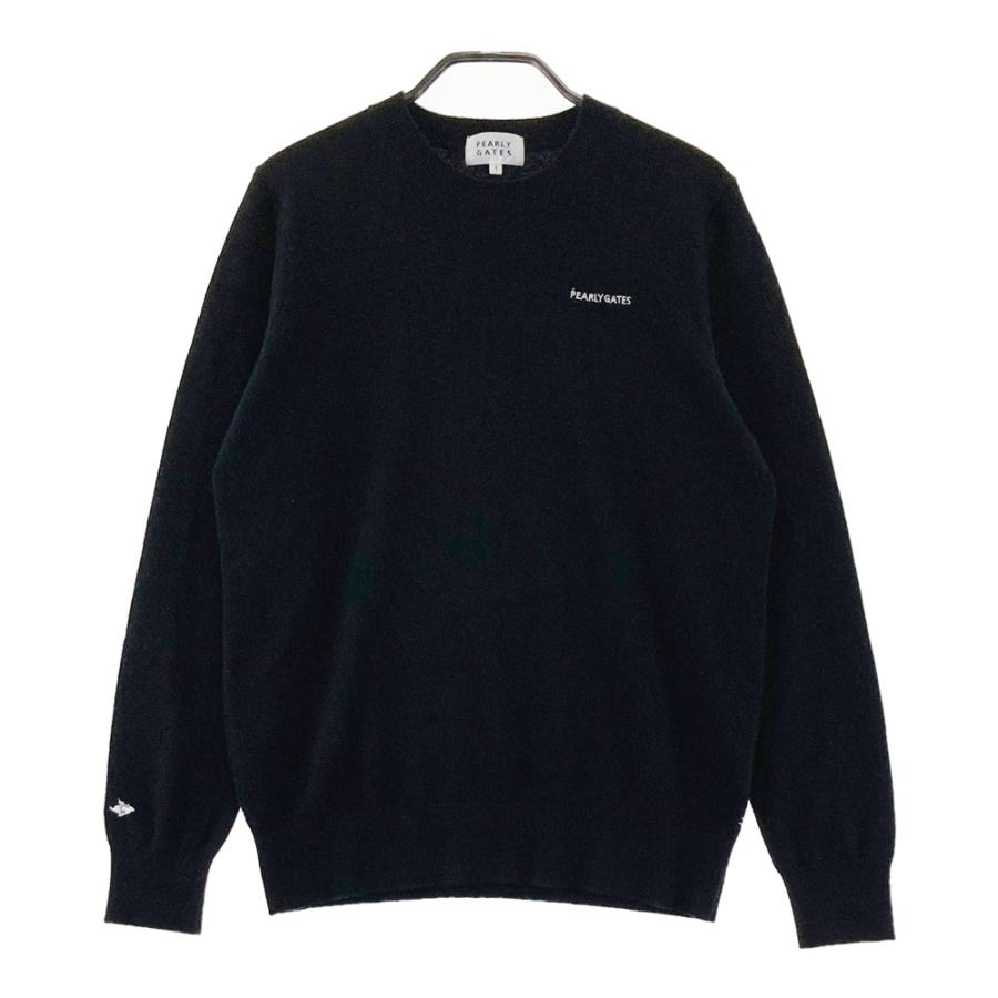 PEARLY GATES パーリーゲイツ カシミヤニットセーター ブラック系 1