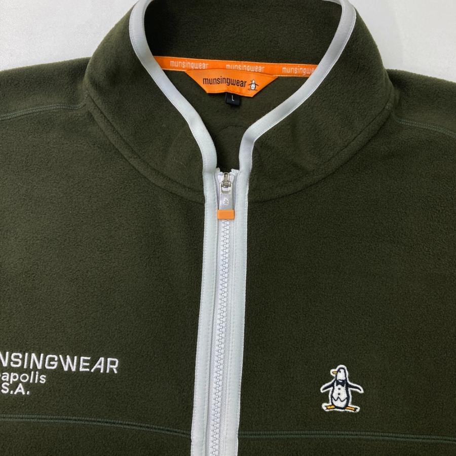 MUNSING WEAR マンシングウェア 2024年 フリースジャケット カーキ系 L