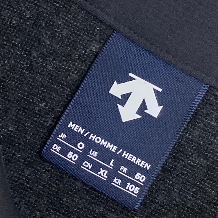 DESCENTE GOLF デサントゴルフ 2024年 長袖ポロシャツ ブラック系 O