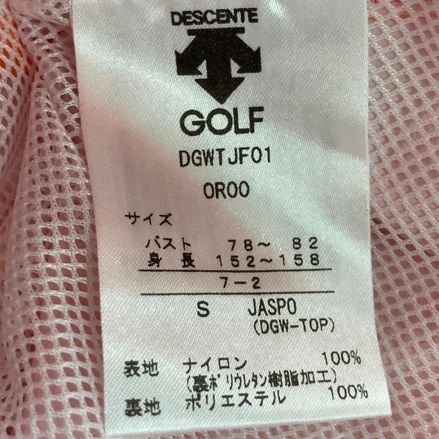 新品】DESCENTE GOLF デサントゴルフ 4WAY レインワンピース オレンジ