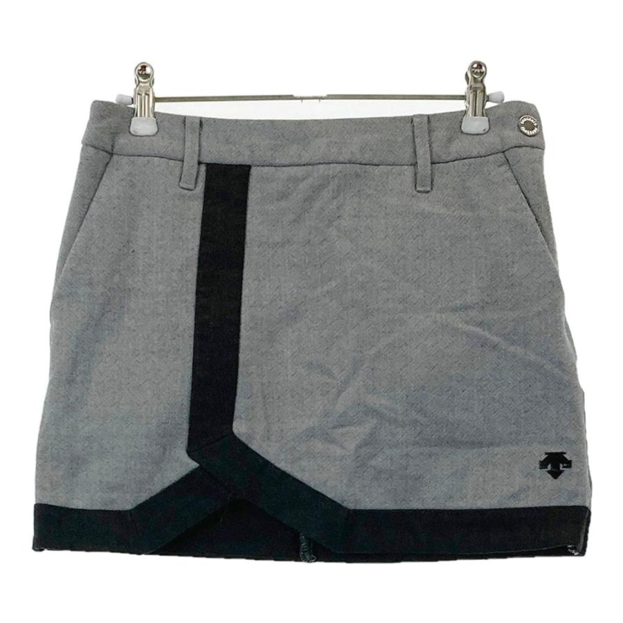 【美品】DESCENTE GOLF デサントゴルフ ストレッチスカート インナー DESCENTE GOLF デサントゴルフ ストレッチスカート ロゴ グレー系 S