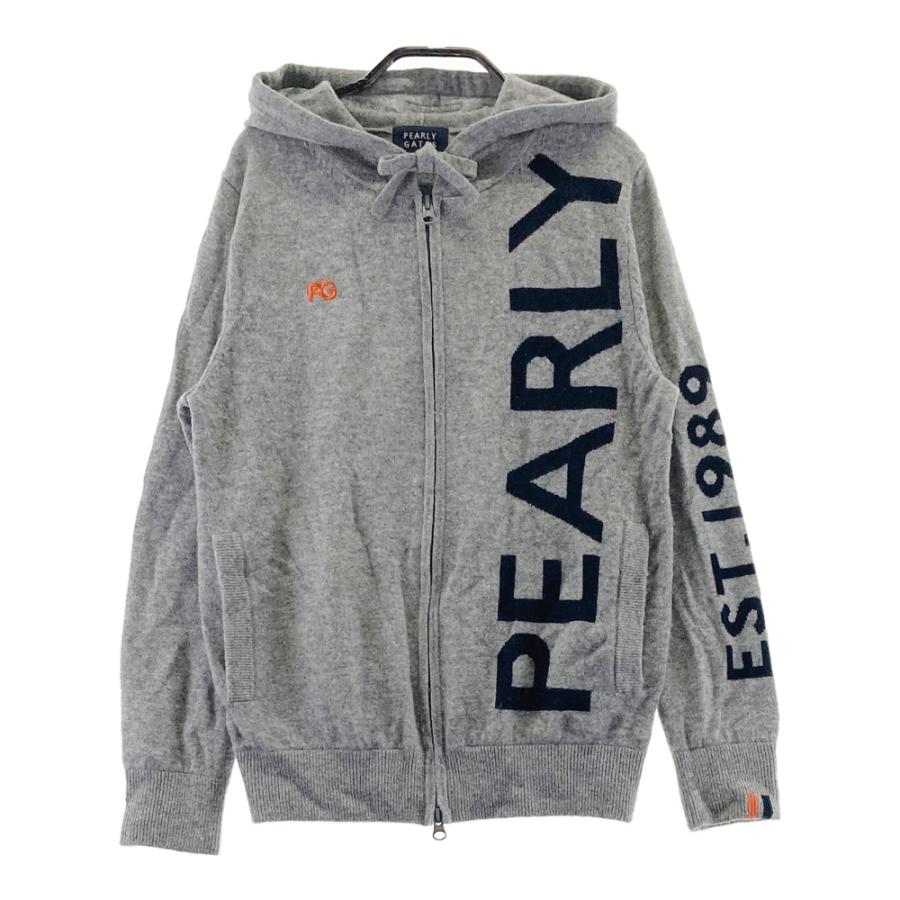 449 パーリーゲイツ 定価49,500円 カシミヤニットパーカー 紺 2 L 449 パーリーゲイツ 定価49,500円 カシミヤニットパーカー 紺 2 L 449