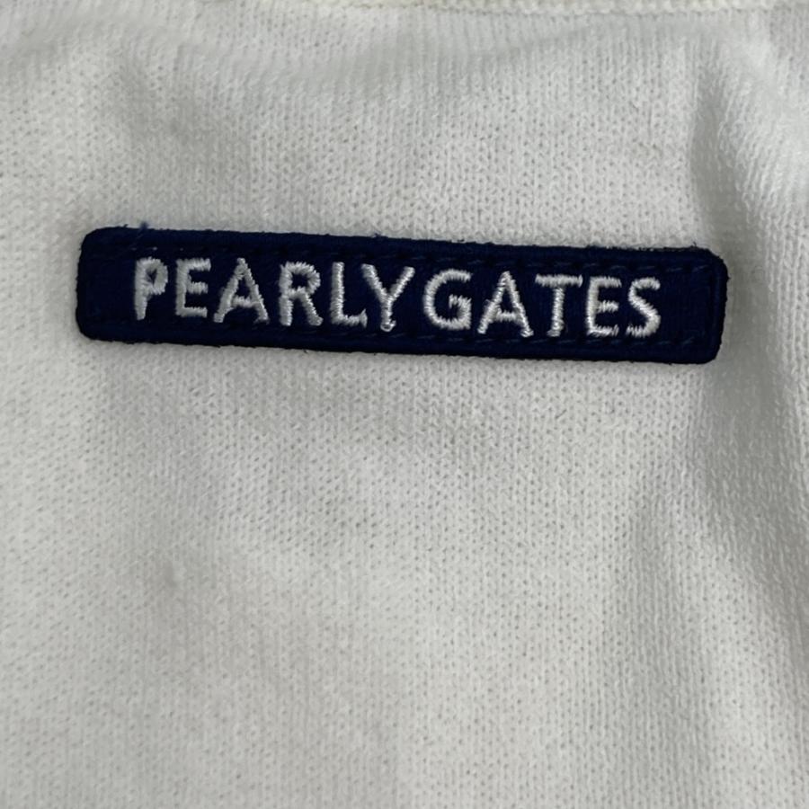 PEARLY GATES パーリーゲイツ 長袖ニットセーター ニコちゃん ホワイト