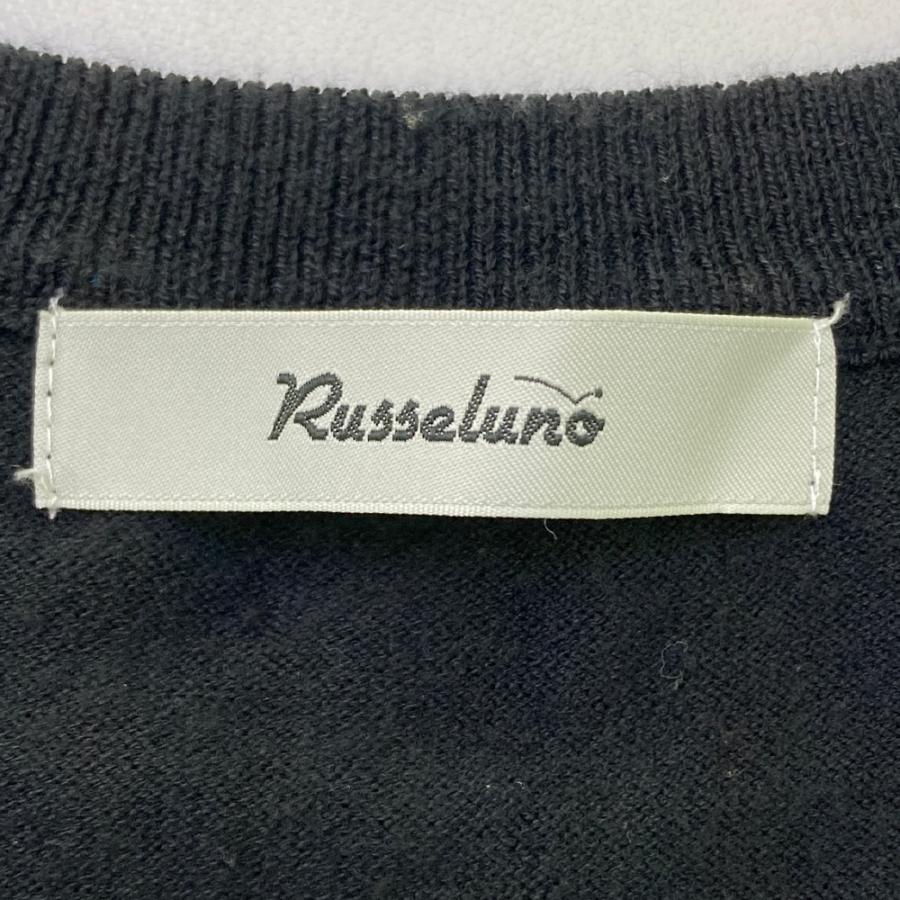 RUSSELUNO ラッセルノ ニットセーター ルチャ ブラック系 6 ゴルフ