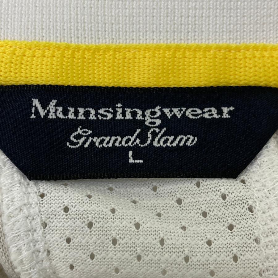 Munsingwear（マンシングウェア） ハーフジップ半袖ポロシャツ