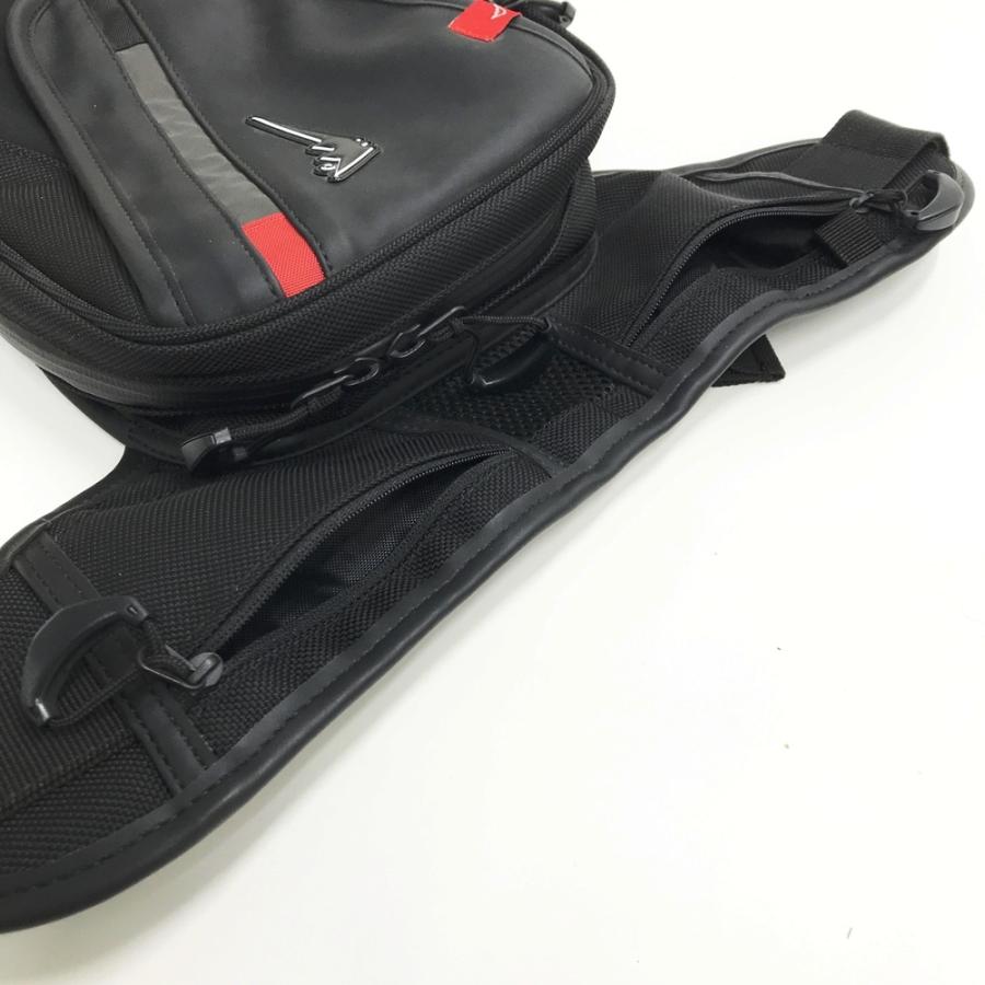 KUSHITANI クシタニ　レッグバッグ　K-3588　未使用品 KUSHITANI クシタニ K-3588 レッグバッグ ブラック系 L バイクウェア