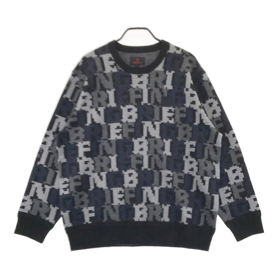 新品】BRIEFING GOLF ブリーフィング ウール ニットセーター 総柄