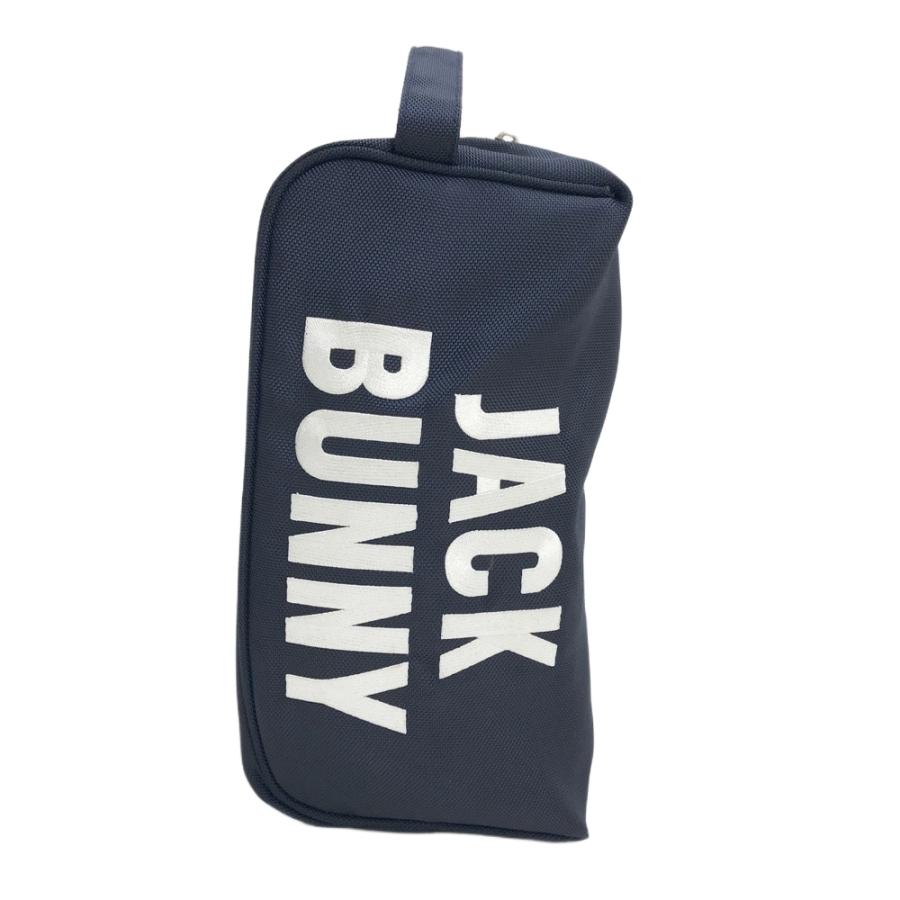 Jack Bunny!!/ジャックバニー シューズケース【ネイビー】未使用品！ JACK BUNNY ジャックバニー シューズケース ネイビー系 ゴルフウェア