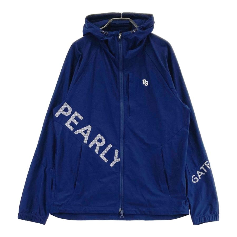 ○★新品未使用　PEARLY GATES　ジップブルゾン　0　ネイビー PEARLY GATES パーリーゲイツ フード付 長袖ジップジャケット ネイビー