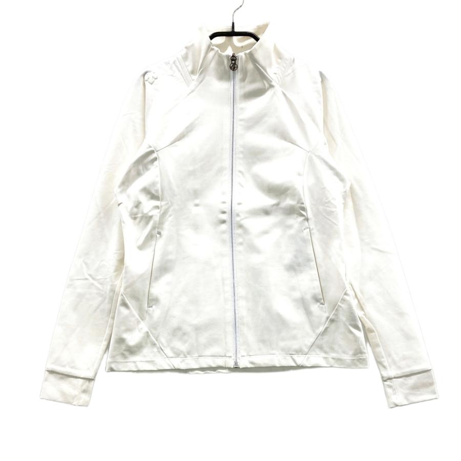 DESCENTE GOLF デサントゴルフ ジップジャケット ホワイト系 S ゴルフ