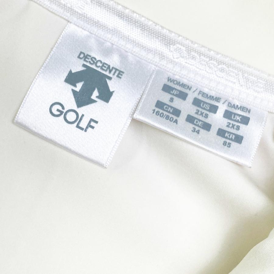 DESCENTE GOLF デサントゴルフ ジップジャケット ホワイト系 S ゴルフ