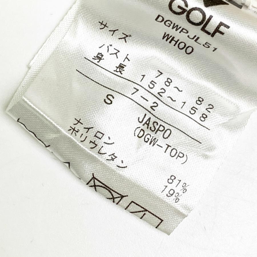 DESCENTE GOLF デサントゴルフ ジップジャケット ホワイト系 S ゴルフ
