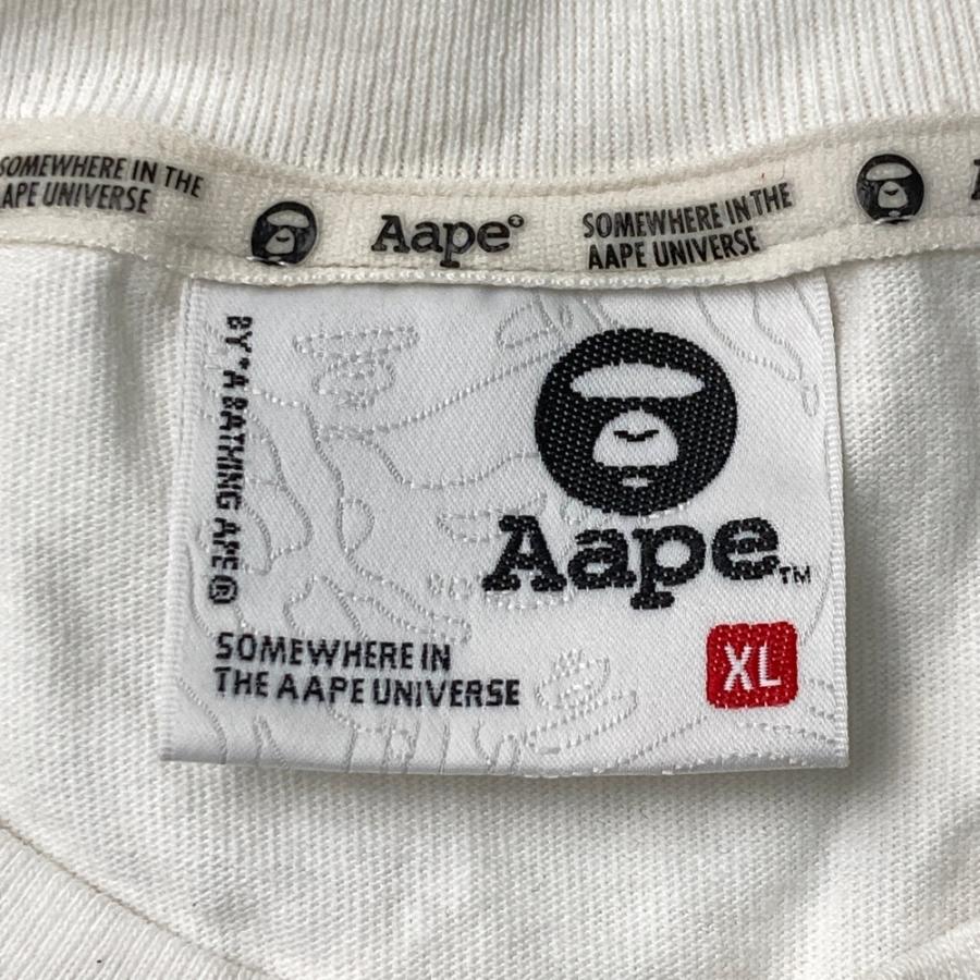 A BATHING APE ア ベイシング エイプ バスキア 半袖Tシャツ  ホワイト系 XL メンズの画像