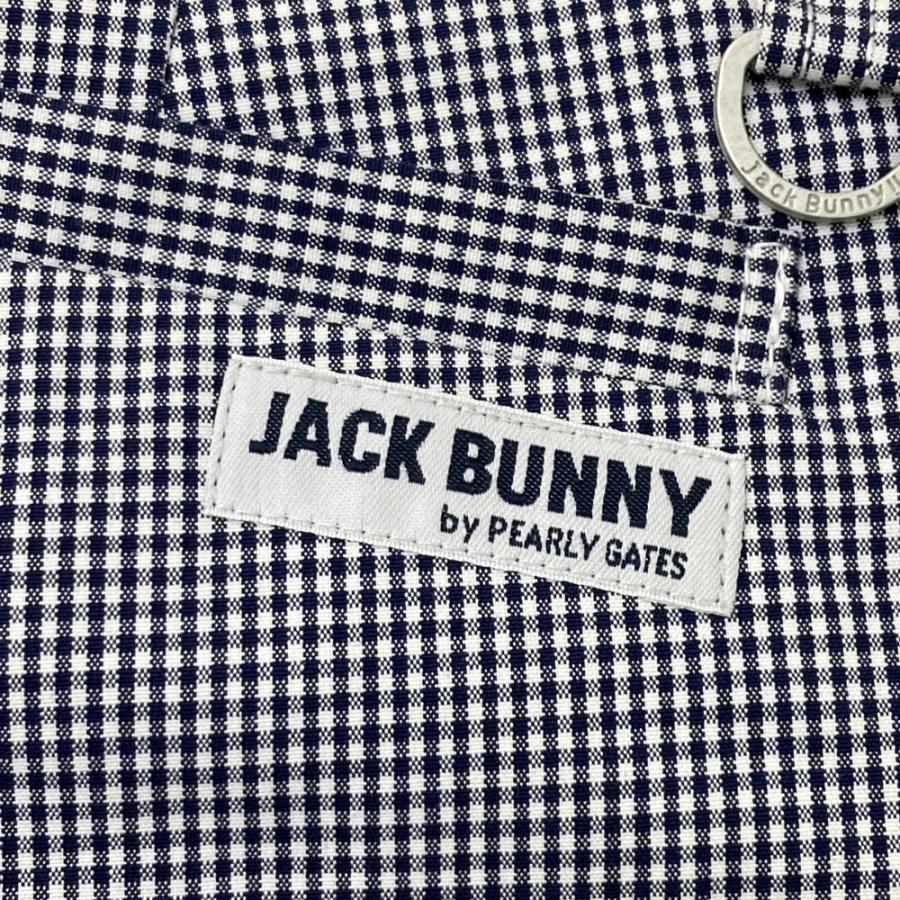 JACK BUNNY ジャックバニー ストレッチパンツ チェック柄 ネイビー系 2