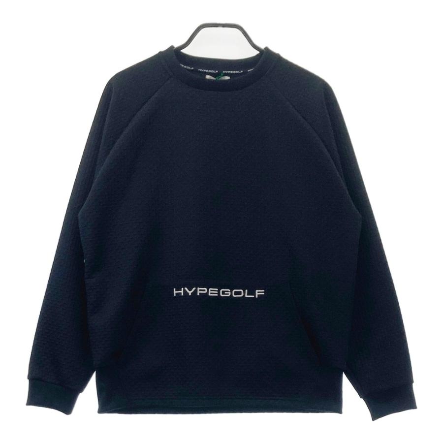 HYPERGOLF パーカー コレクション Lサイズ ブラック LOGO FULL ZIP