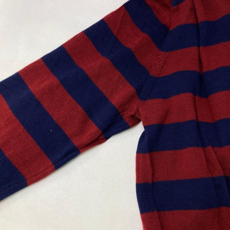 BEAMS GOLF ビームスゴルフ 裏地付きニットセーター ボーダー柄
