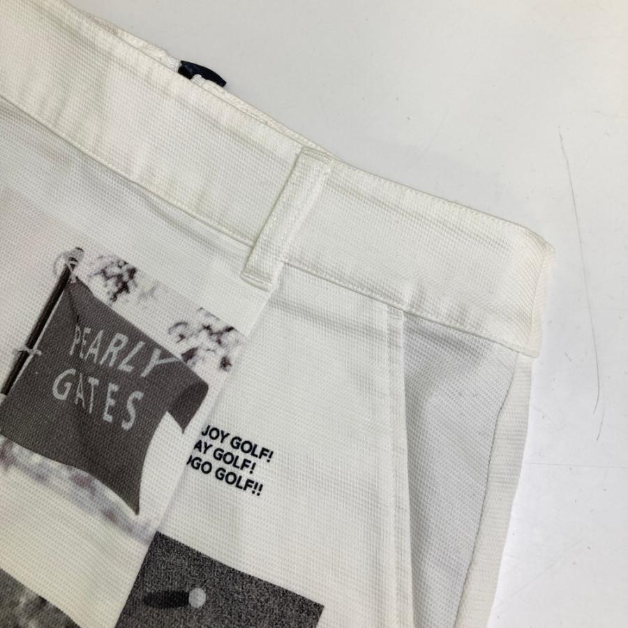 PEARLY GATES パーリーゲイツ  ストレッチスカート 総柄 ホワイト系 0 ゴルフウェア レディースの画像