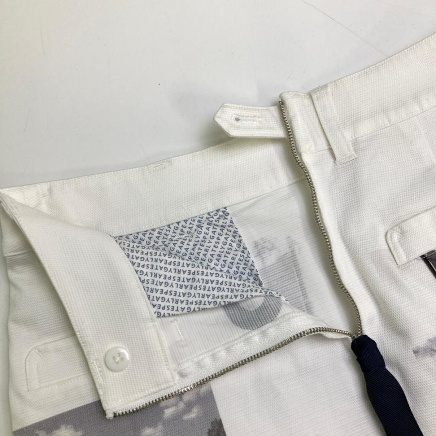 PEARLY GATES パーリーゲイツ  ストレッチスカート 総柄 ホワイト系 0 ゴルフウェア レディースの画像