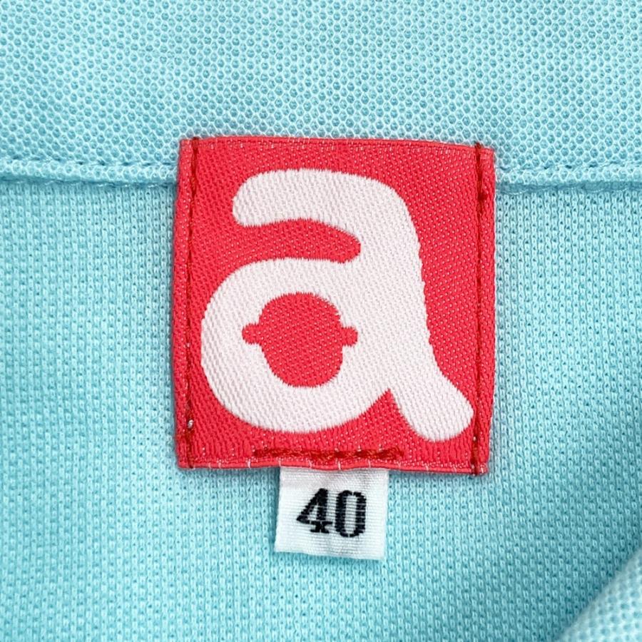 ARCHIVIO アルチビオ ノースリーブポロシャツ ブルー系 40 ゴルフ