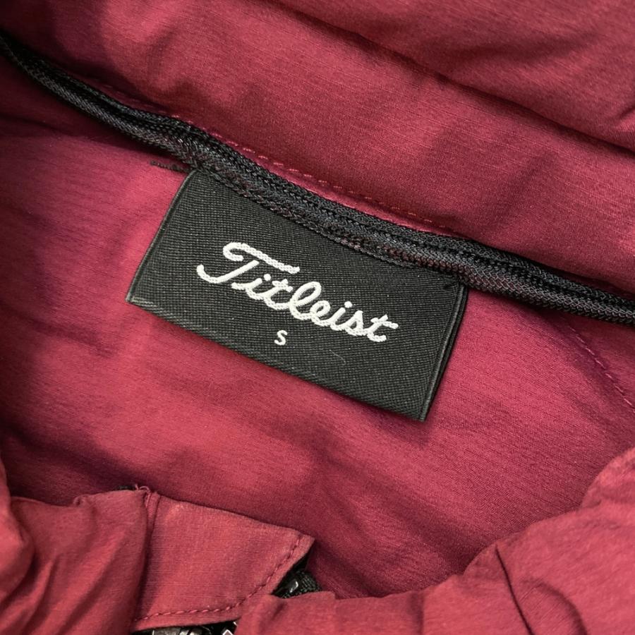 TITLEIST タイトリスト 中綿ジャケット レッド系 S ゴルフウェア