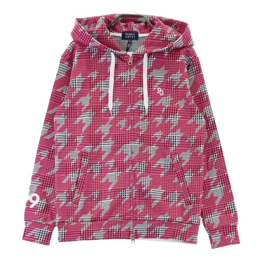 新品】PEARLY GATES パーリーゲイツ 055-2262902 ジップパーカー 千鳥