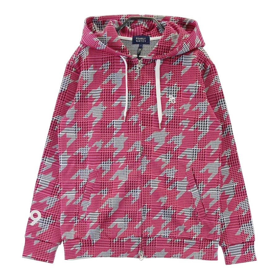 新品】PEARLY GATES パーリーゲイツ 055-2262902 ジップパーカー 千鳥