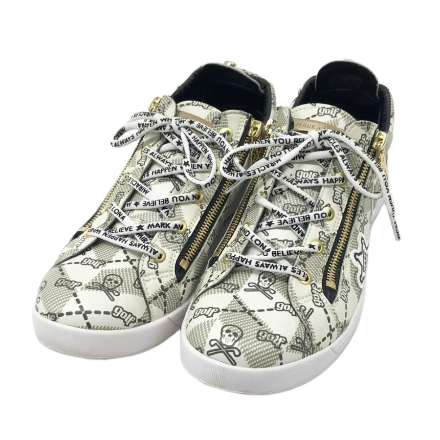 MARK&LONA マークアンドロナ スパイクレスゴルフシューズ 総柄