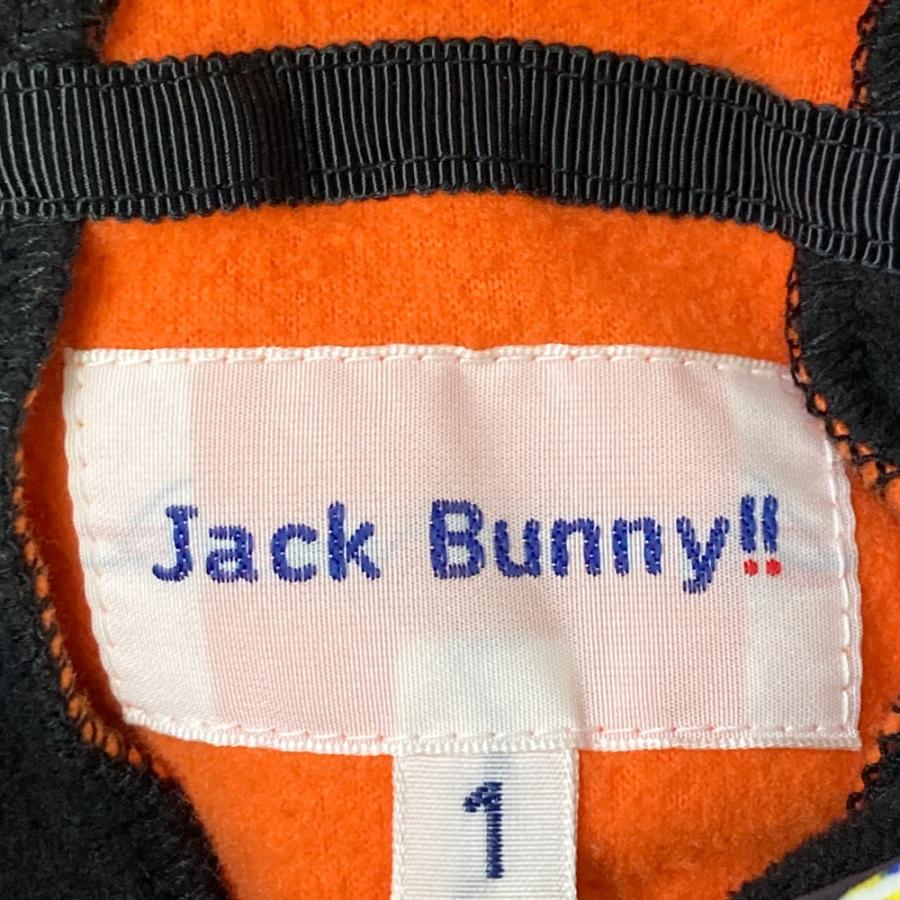 JACK BUNNY ジャックバニー インナー付 ジップジャケット ロゴ総柄