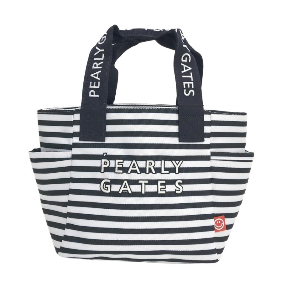 新品】PEARLY GATES パーリーゲイツ カートバッグ ボーダー ネイビー系